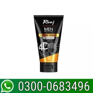 Rivaj Men Active Purifying Charcoal Face Wash In Pakistan - 03000683496