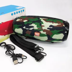 Портативная Bluetooth колонка Х5 с ремешком, громкая блютуз колонка. Цвет: камуфляж