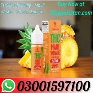 New THC Liquid 89mg – Maui Wowie – 30ml In Lahore | 03001597100