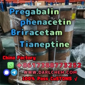 pregabalin Brivaracetam Tianeptine raw Powder crystal 148553-50-8 Wholesale Price