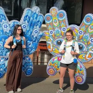 Крылья надувные на человека 3х3 м 2 кг 4 часа работы на одном заряде