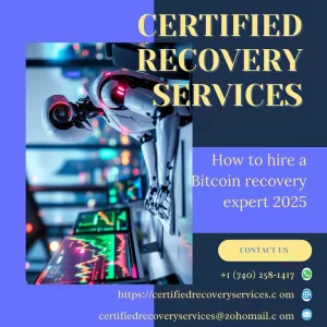 Hire A Cryptocurrency Fraud Recovery Hacker Service Online With CERTIFIED RECOVERY SERVICES