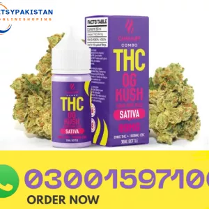 THC Liquid 89mg THC/1000mg CBC-OG Kush-30ml In Pakistan=03001597100