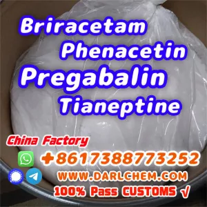 pregabalin Brivaracetam Tianeptine raw Powder crystal 148553-50-8 Best Price