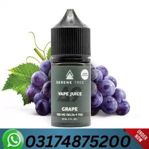 Serene Tree Delta-9 THC Grape Vape Juice 500mg In Pakistan/03174875200