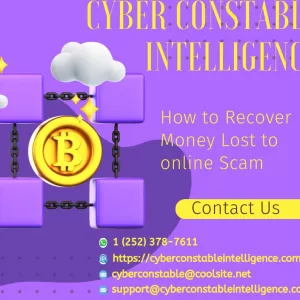 Best Bitcoin Recovery Expert: How to Safely Recover Stolen Cryptocurrency Contact CYBER CONSTABE INTELLIGENCE