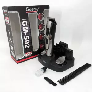 Машинка для стрижки 10в1,окантовочная машинка.Цвет:черный/красный