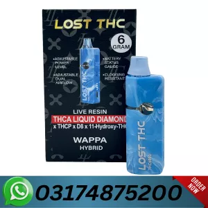 Wappa Lost THC THC-A Diamond Disposable 6G Price In Gujrawala - 03174875200