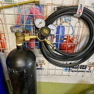 Балон для напівавтомата 10л з обладнанням