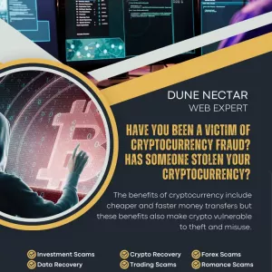 Crypto Asset Recovery Services: Hire DUNENECTARWEBEXPERT, A Professional Bitcoin Recovery Expert.