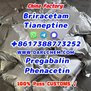 pregabalin Brivaracetam Tianeptine raw crystal powder 148553-50-8 Wholesale Price