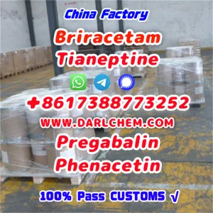 pregabalin Brivaracetam Tianeptine raw crystal powder 148553-50-8 Factory