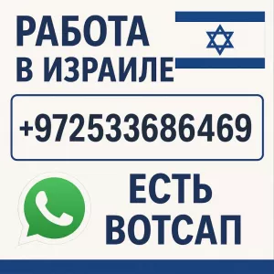Работа в Израиле с визой и проживанием — от $3900 в месяц