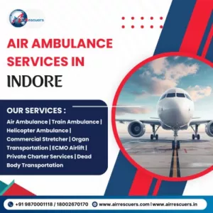Air Ambulance Services in Indore | 24/7 Emergency Medical – Air Rescuers