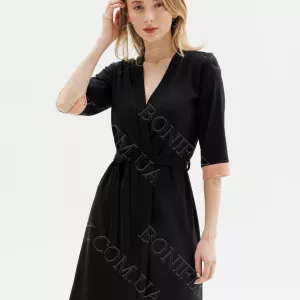Жіночий халат з поясом із колекції «Black Rose» (60049) ( арт. 1573)