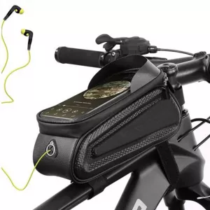 Велосумка на раму с отделением под смартфон 23.5x10x14см