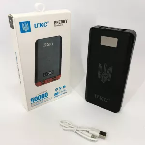 Аккумулятор портативный павербанк POWER BANK 50000mah, 4USB
