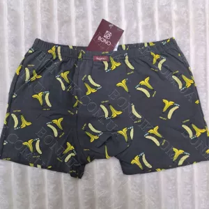 Чоловічі бавовняні боксери з принтом бананів ТМ «BONO» (арт. МШ 950311)