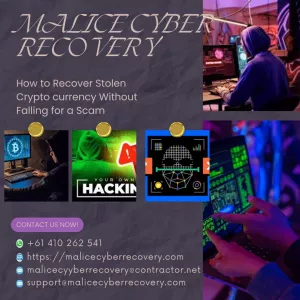 HIRE A HACKER FOR CRYPTO SCAM RECOVERY SERVICES, CALL MALICE CYBER RECOVERY