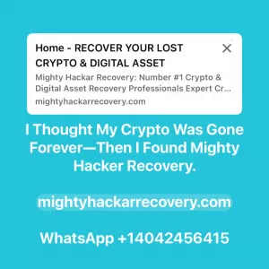 Whatsapp +14042456415 Scammed and Hopeless—Until I Found This Crypto Recovery Solution with Mighty Hacker Recovery