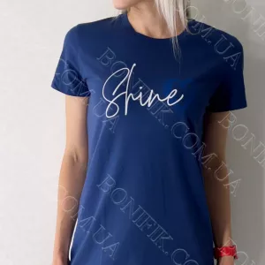 Домашня жіноча синя сукня «Shine» (16323) (арт. 1761)