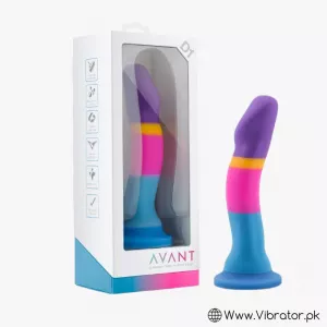 Multicolor Blush Avant D1 Hot N Cool 7.5 Curved G-spot Dildo - Vibrator.pk