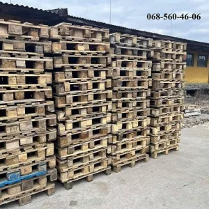 Продаж дерев'яних піддонів, палетів Євро, оригінал EPAL в Дніпрі.