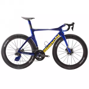 2025 Bianchi OLTRE RC Founder Edition - Blue Italia - Yellow Heritage (WAREHOUSEBIKE)