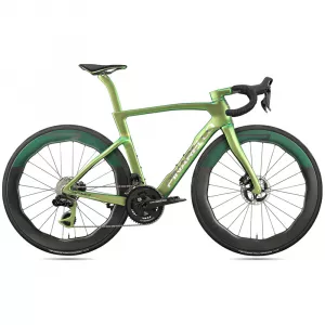 2025 Pinarello Dura Ace Di2 - SRM Crankset - Luxter Green 1k Road Bike (WAREHOUSEBIKE)