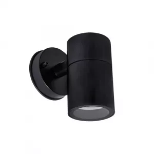 Світильник/корпус, Strühm Poland, IP54, настінний, накладний, пластик, круглий, чорний, 1xGU10, GORDON, STR-03936