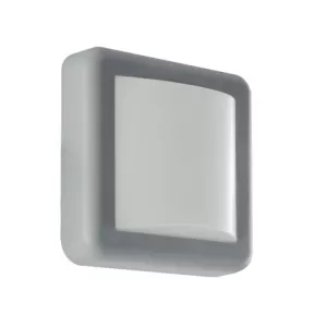 Світлодіодний світильник, Strühm Poland, 4W, 4000K, IP55, накладний, настінний, квадратний, сірий, STR-03688