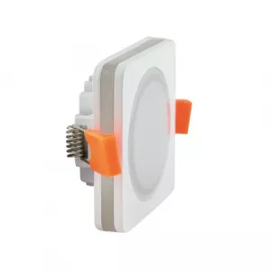 Стельовий світлодіодний світильник, Strühm Poland, 5W, 4000K, врізний, алюміній + скло, квадратний, білий, RA≥80, GOTI LED D, STR-03084