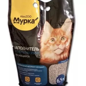 Продам наполнитель для кошачьих туалетов МУРКА AlexZOO, 6,5 л