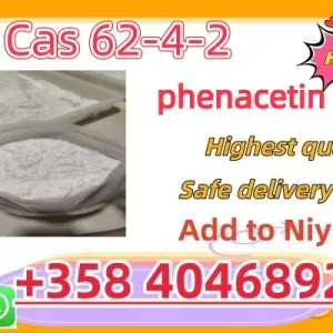 99% High Purity CAS 62-44-2 Phenacetin Crystals For Pain Relieving with Best Price