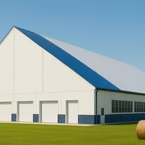 Строительство ангара для любых целей под ключ за 14 дней