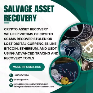 THE BEST CRYPTO & BITCOIN RECOVERING EXPERT =HIRE SALVAGE ASSET RECOVERY