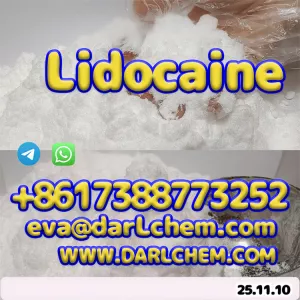 Pure Lidocaine base hcl crystals powder 137-58-6 99% Wholesale Factory Supply 99%