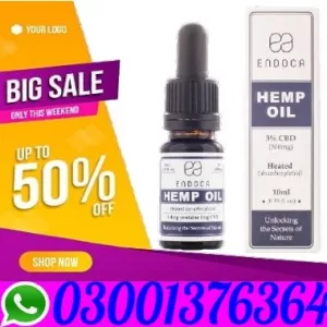 Endoca CBD Hemp Oil Drops 300mg Price in Karachi ~ 03001376364 ~ Shop