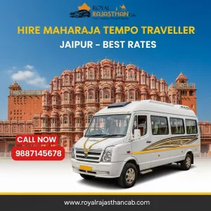 Premium Maharaja Tempo Traveller in Jaipur for Group Travel
