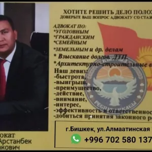 Адвокат. Круглосуточно, 24/7. Стаж работы 20 лет