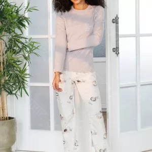 Жіноча піжама з малюнком «Teodora» (16206) (арт. 1297)