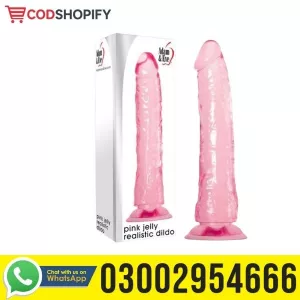 Original Adam & Eve Pink Jelly Realistic Dildo in Sheikhupura | 03001504845