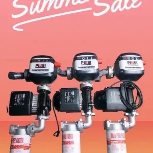 Електронасоси для дизельного пального від італійського бренду PIUSI