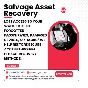 RESTORE BACK YOUR SCAMMED ETHEREUM AND CRYPTO WITH SALVAGE ASSET RECOVERY