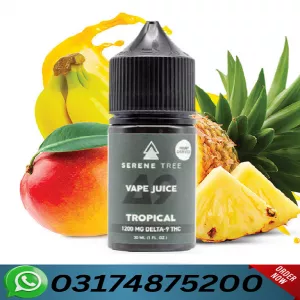 Serene Tree Delta-9 THC Tropical Vape Juice 1200mg In Karachi=03174875200