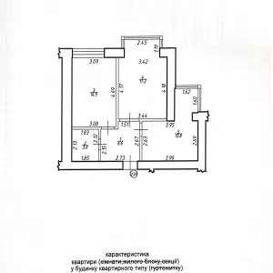 2к квартира в Івано-Франківську в Кварталі Липки-2 ЖК «Левада»