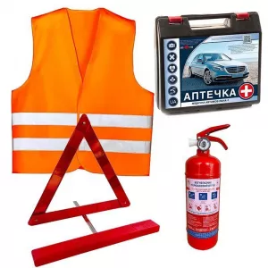 Автомобільні комплекти безпеки: сертифікований захист, що завжди поруч