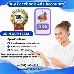 Buy Facebook Ads Account - Usavcsmm
