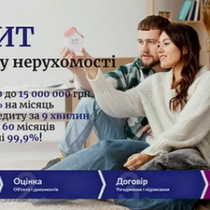 Кредит під заставу нерухомості без довідки про доходи у Києві.