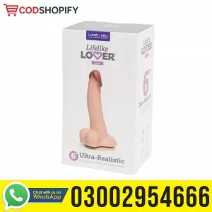 Original Lifelike Lover Luxe Ultra Realistic Silicone Dildo 6 Inch In Pakistan | 03002954666